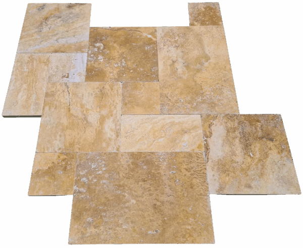 TRAVERTINE GOLD PAVERS